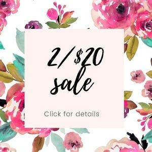 🌞 2 for $20 🌞 Summer Sale!